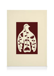 Mie & Him - Birds and Flowers Canvas print