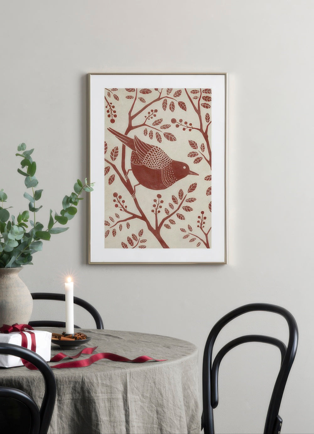 Vintage Bird Print
