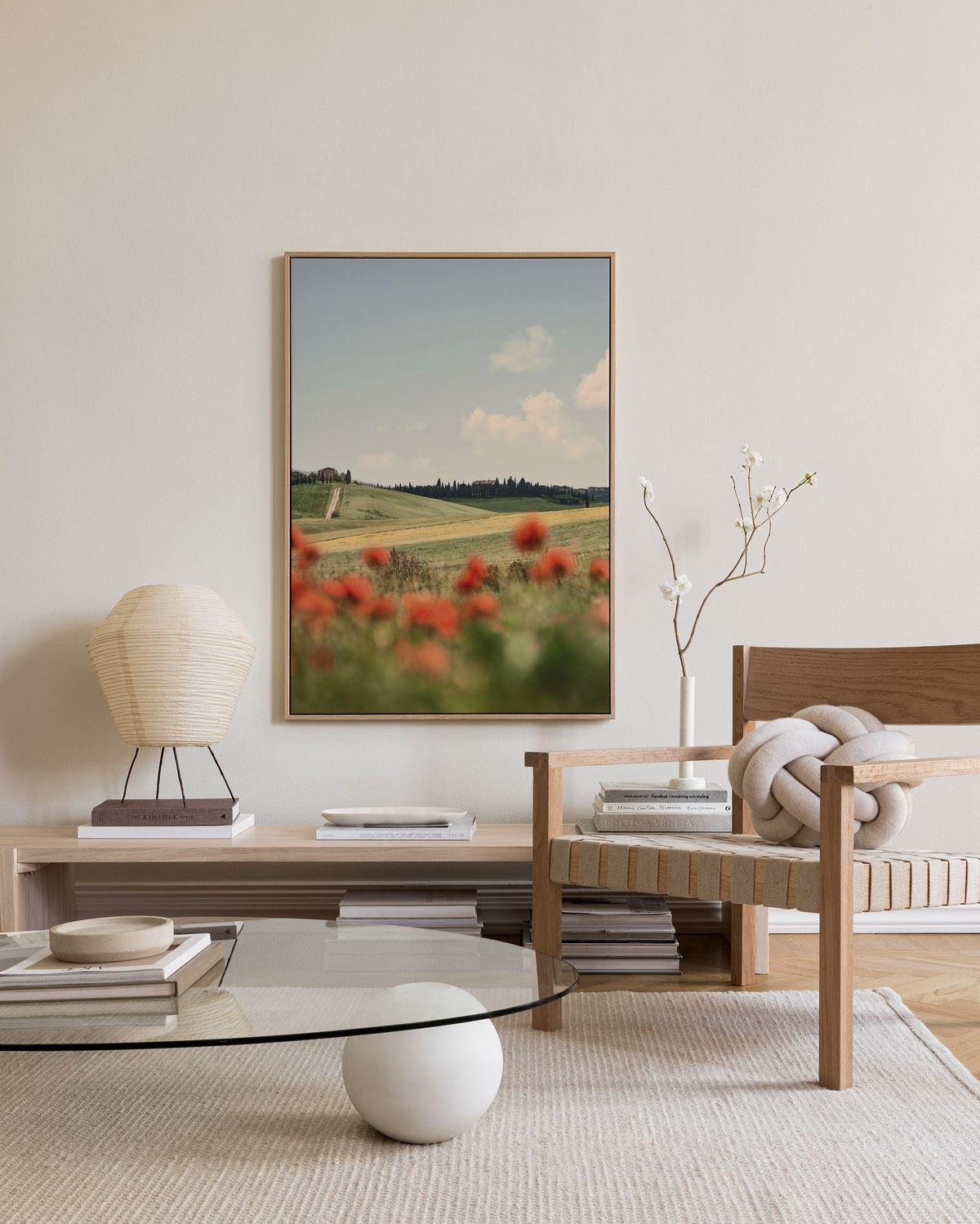 Tuscan Poppies No1 Canvas print
