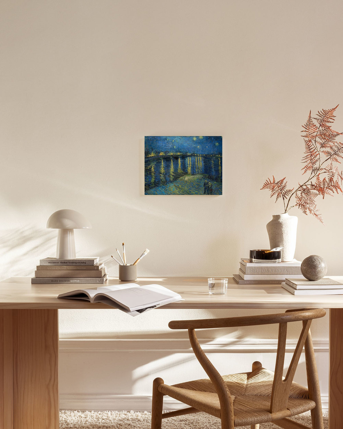 Van Gogh - Starry Night Over the Rhône Canvas print