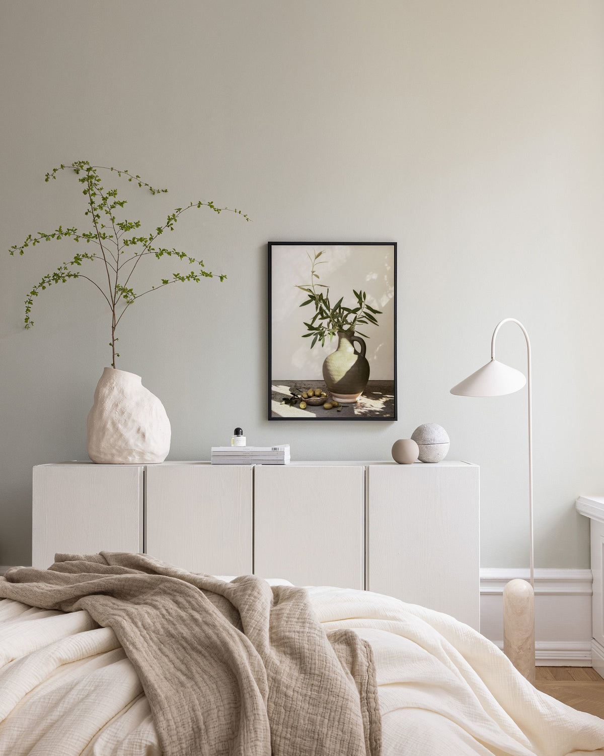 Sunlit Olives Canvas print