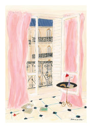 Katharina Puritscher - Croissant and Book Print