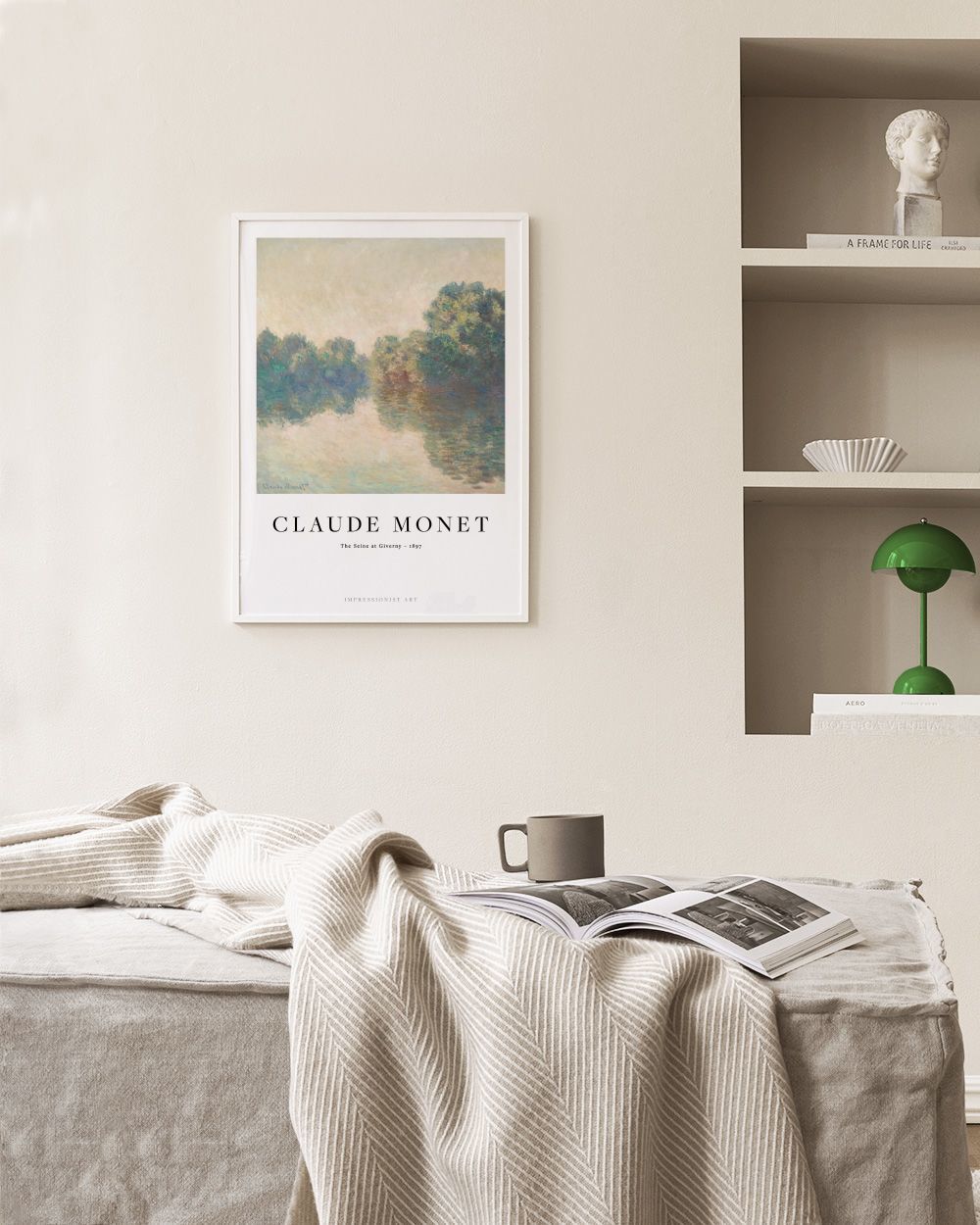 Monet - The Seine at Giverny Print