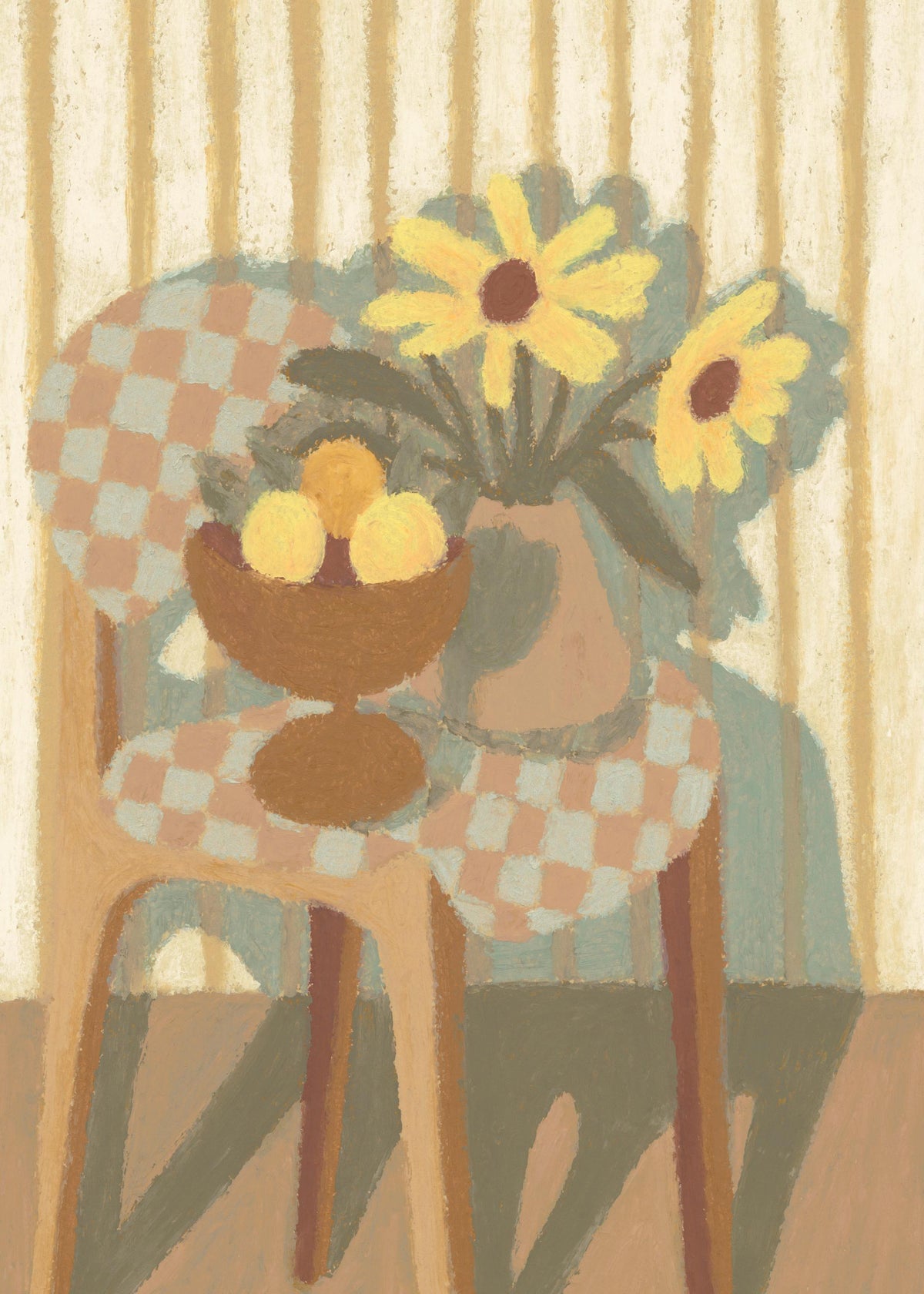 Crowded Chair Print