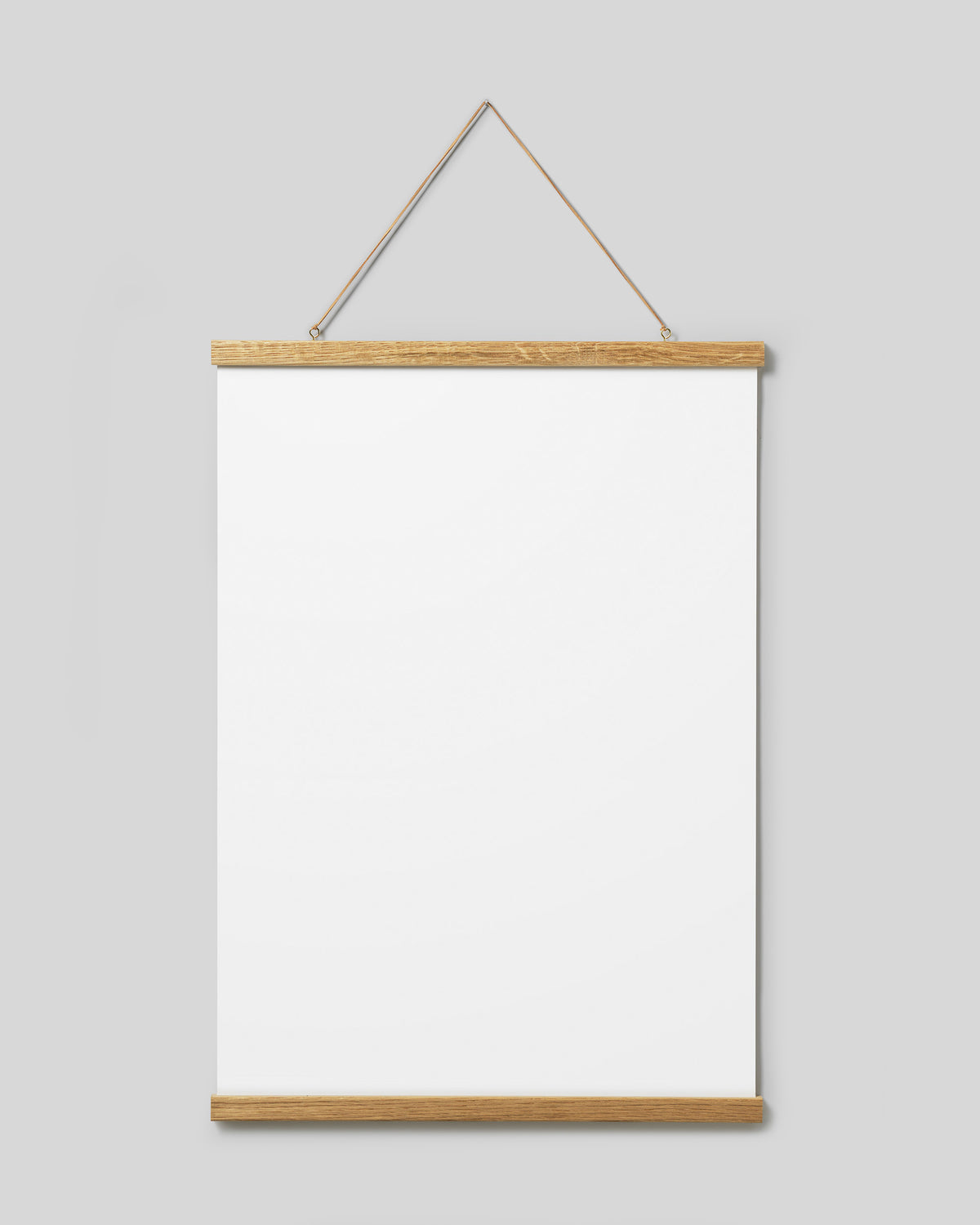 Poster hanger oak 51 cm, magnet fastener