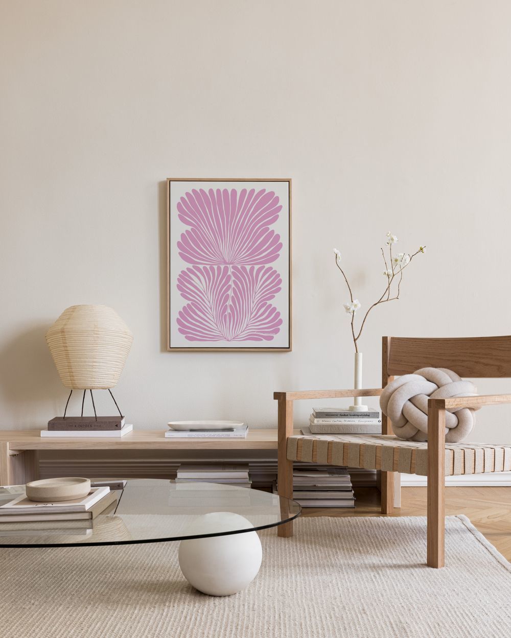 Laura Gröndahl - Pink Flower Canvas print