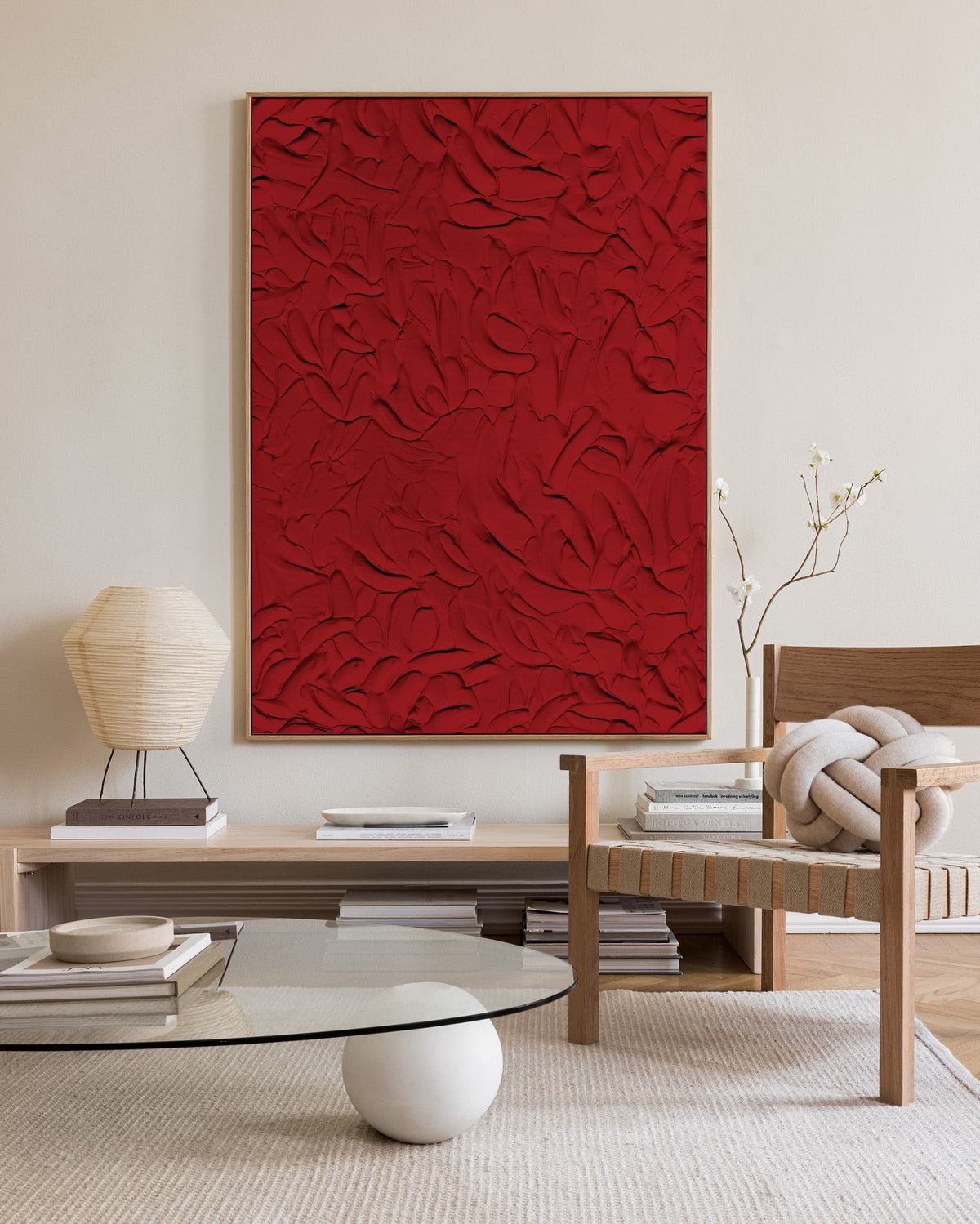 Manifeste Rouge Canvas print