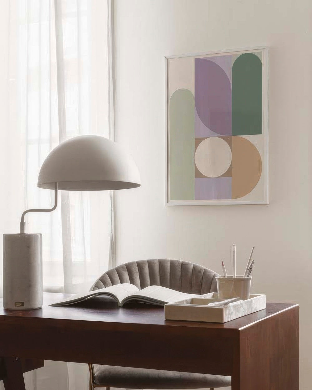 Colorful Shapes No1 Print