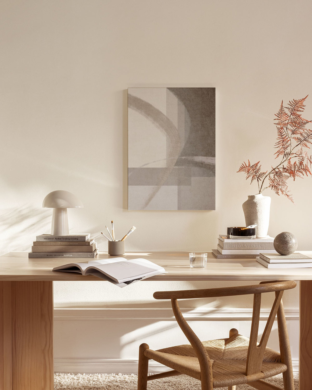 Beige Palette No1 Canvas print
