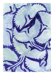 Rosanna Corfe - Blue Herons Print
