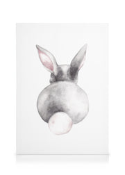 Little Watercolor Bunny Canvas print