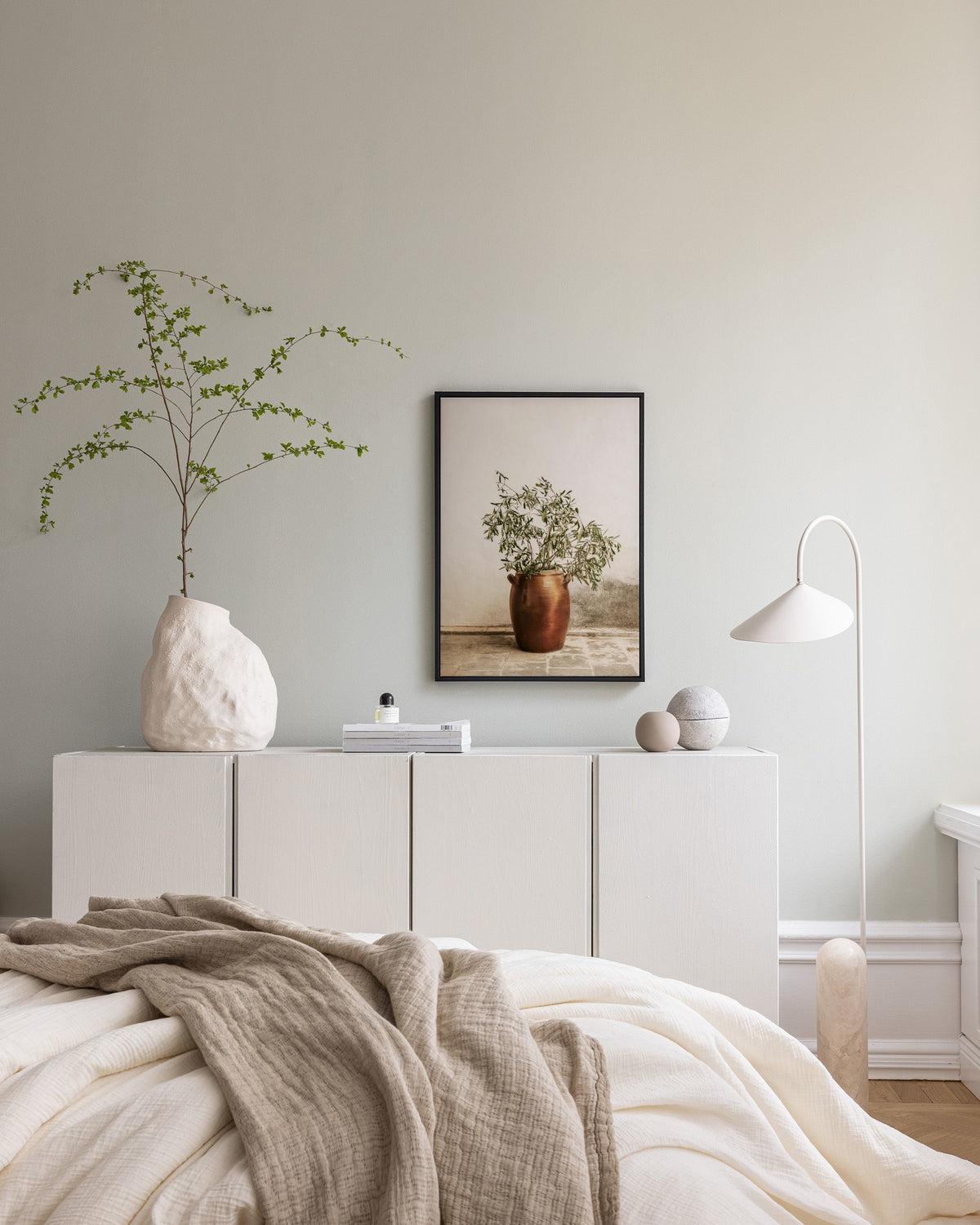 Rustic Olive Branch Canvas print