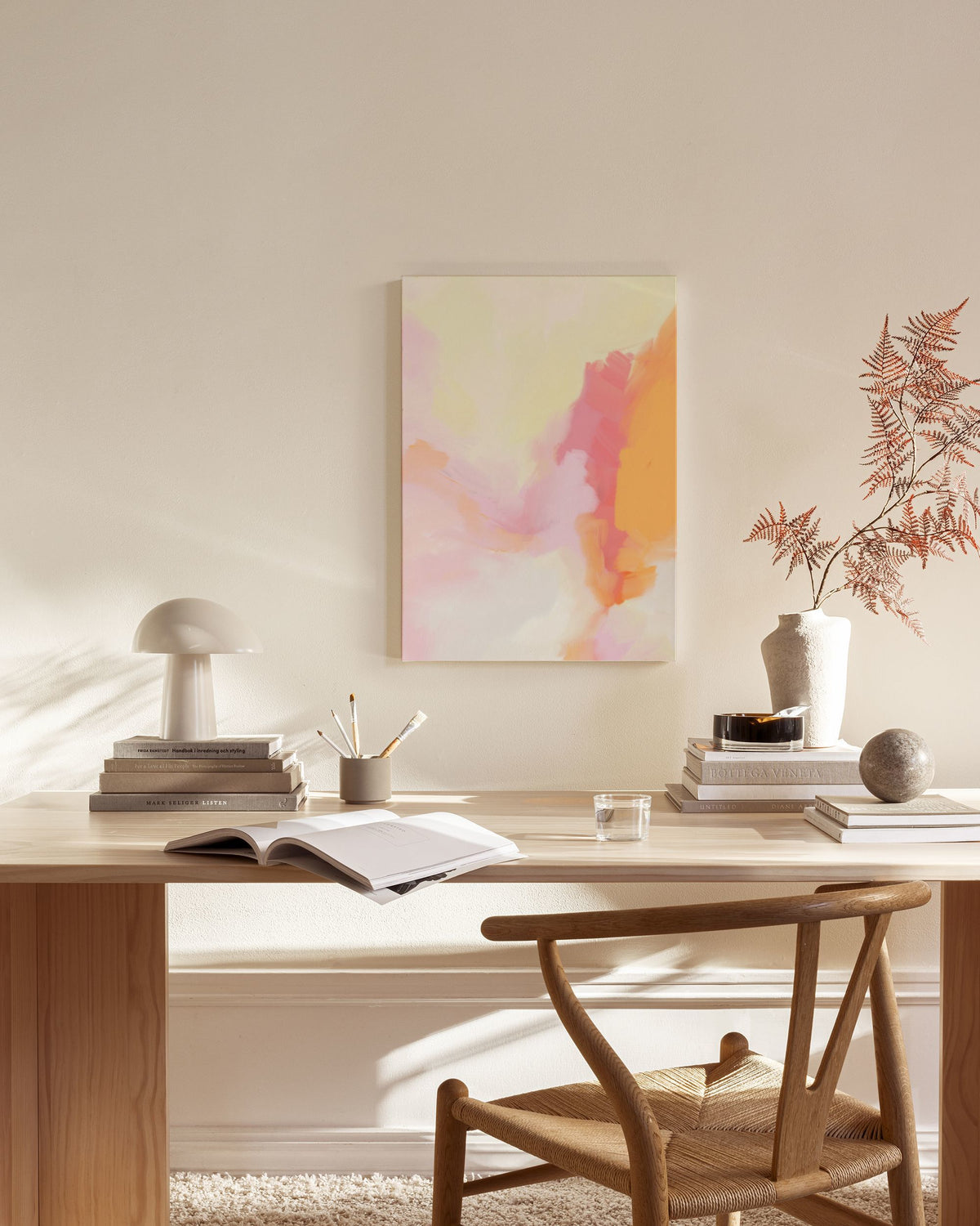 Painterly Expression No1 Canvas print