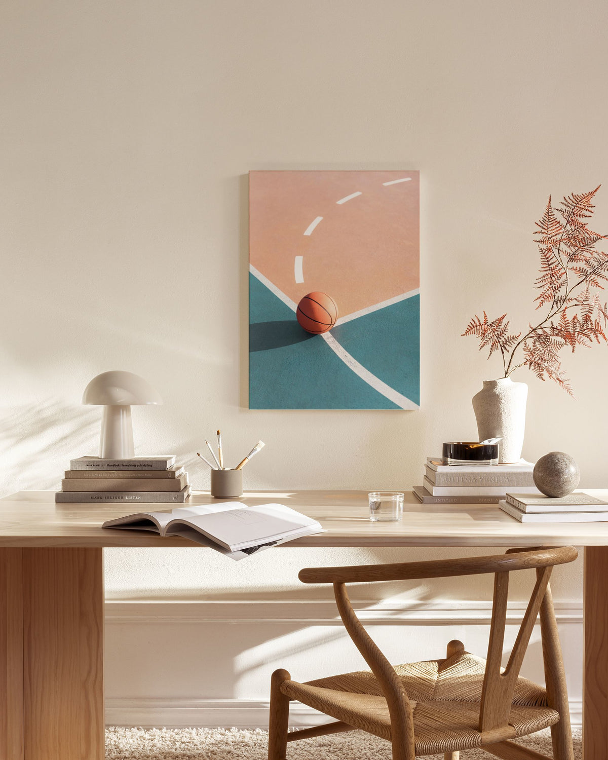 Basketball Court Canvas print