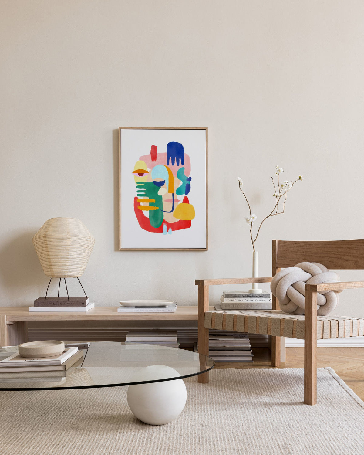 Colorful Abstract No1 Canvas print