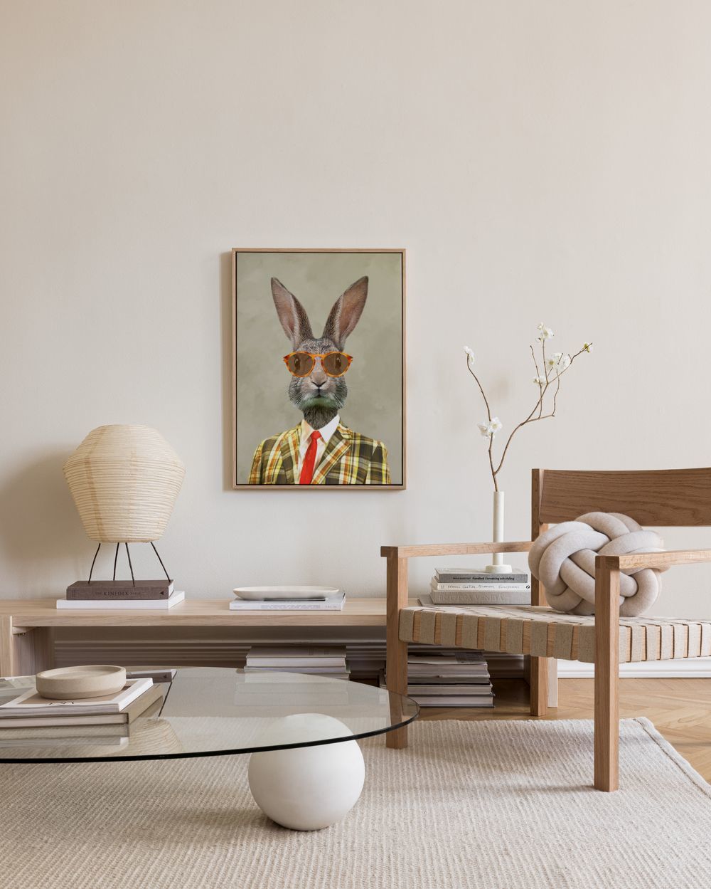 Coco De Paris - Rabbit Vintage Man Canvas print