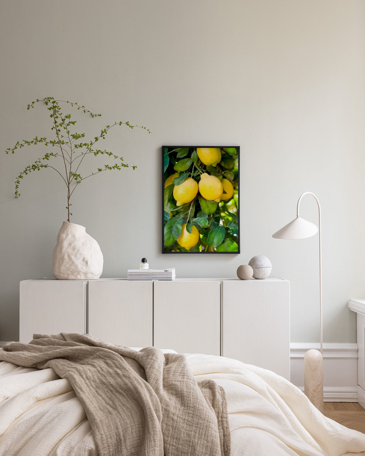 Fresh Lemons Canvas print