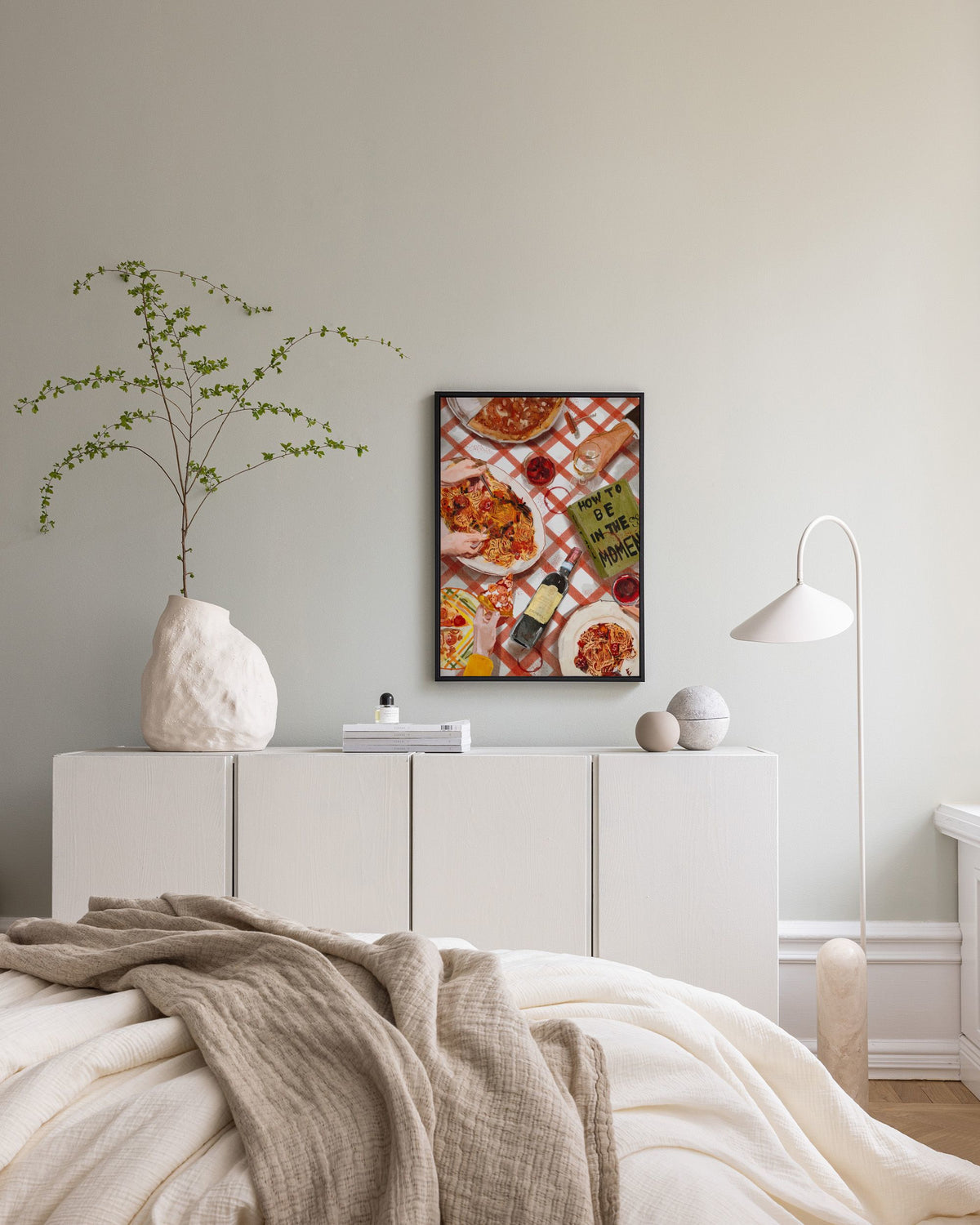 Ekaterina Zagorska - Pizza & Pasta Party Canvas print