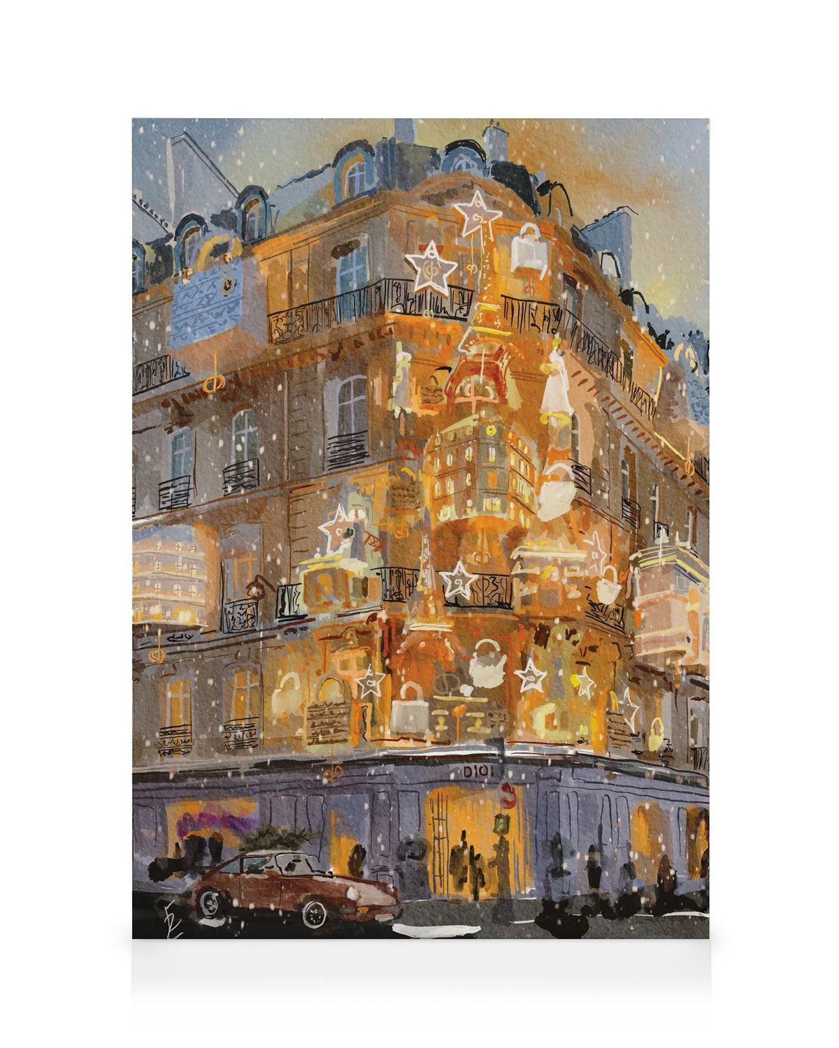 Ekaterina Zagorska - Dior Christmas Canvas print