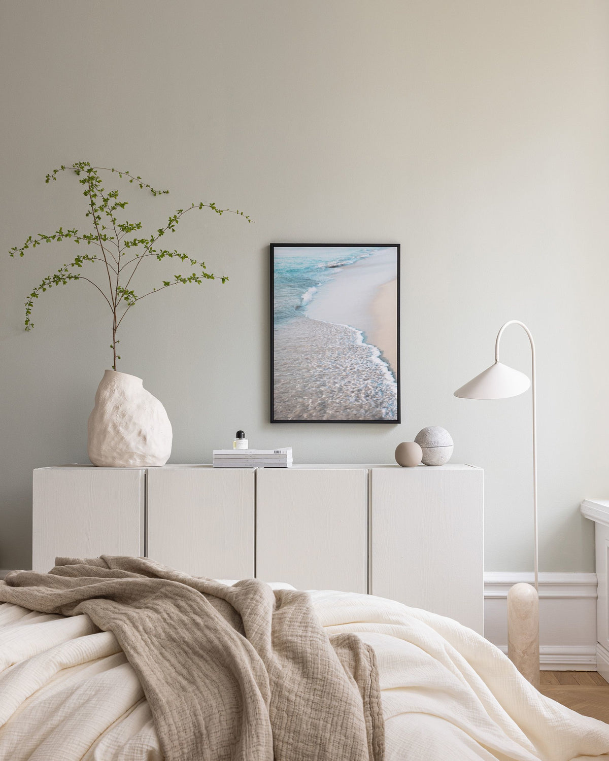 Blue Beach Wave Canvas print