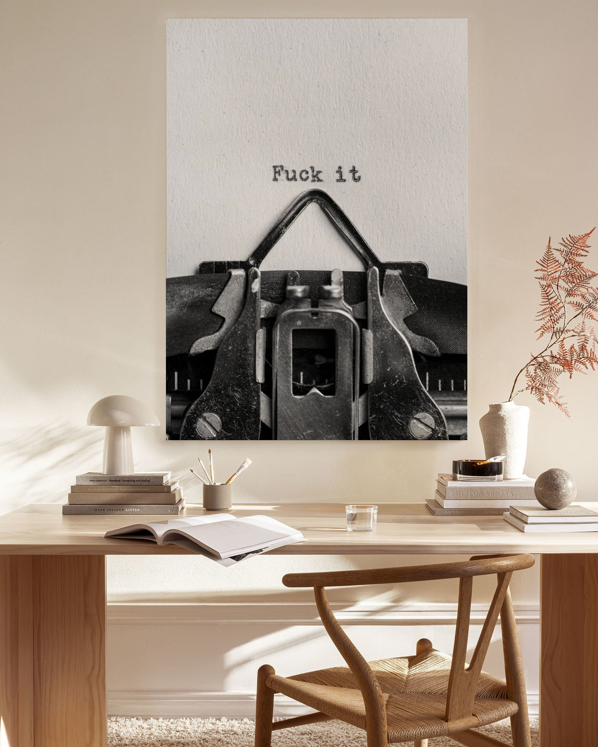 F**k It Canvas print