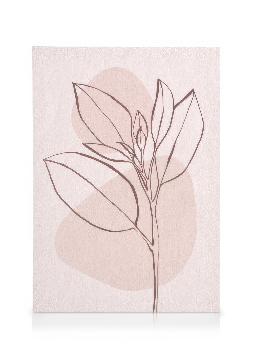Pink Leaves No2 Canvas print