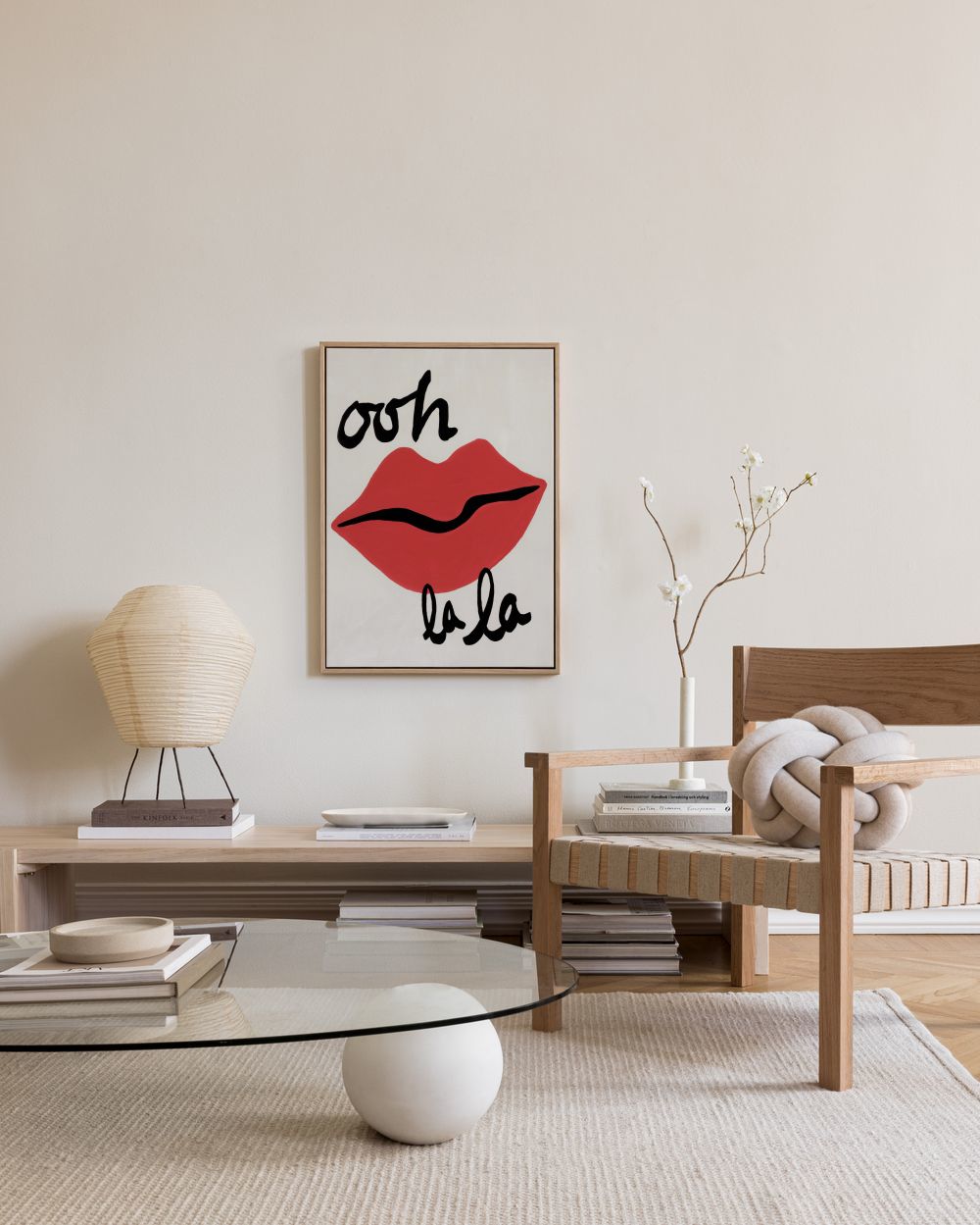 Red Lips Canvas print