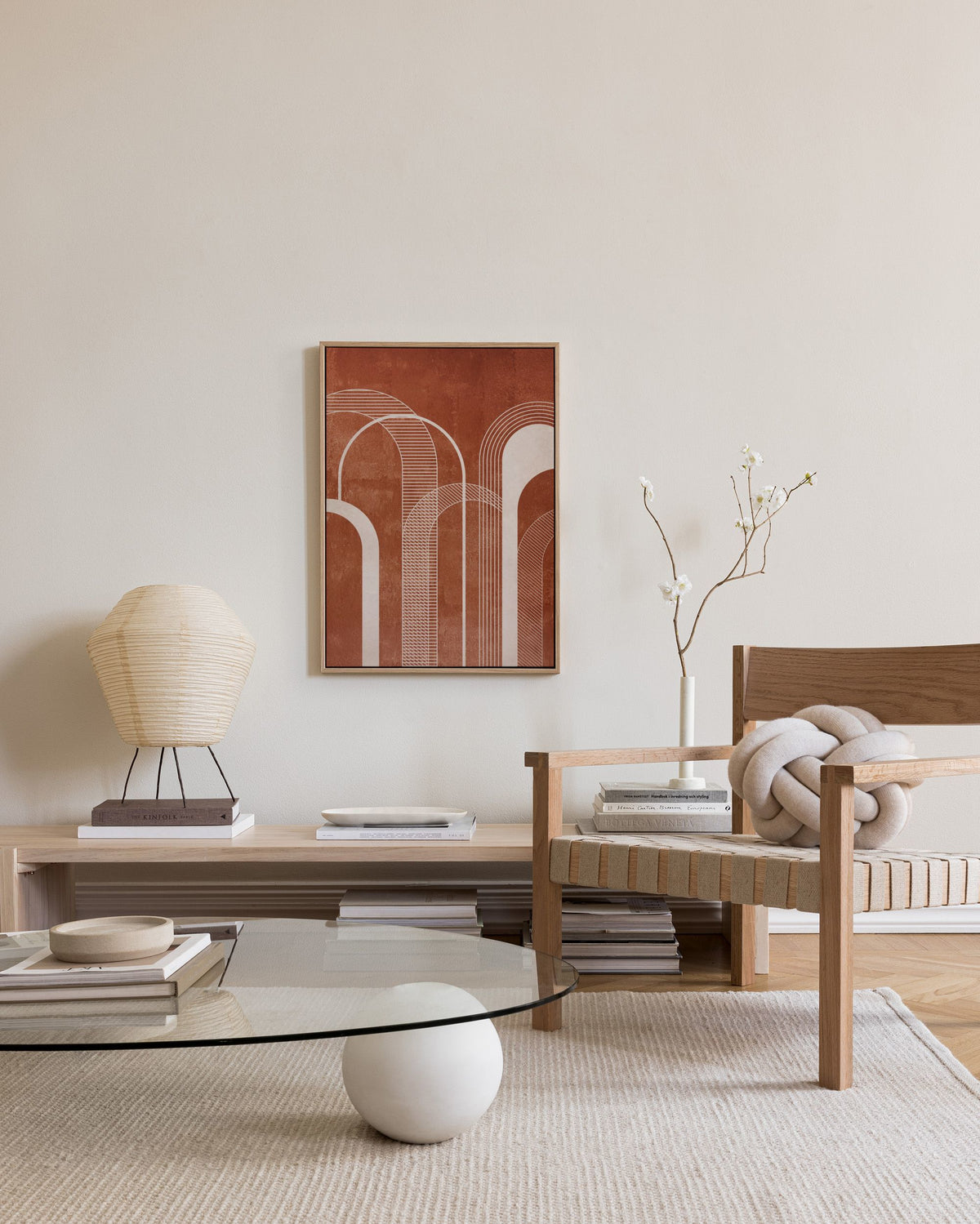Abstract Arches Canvas print