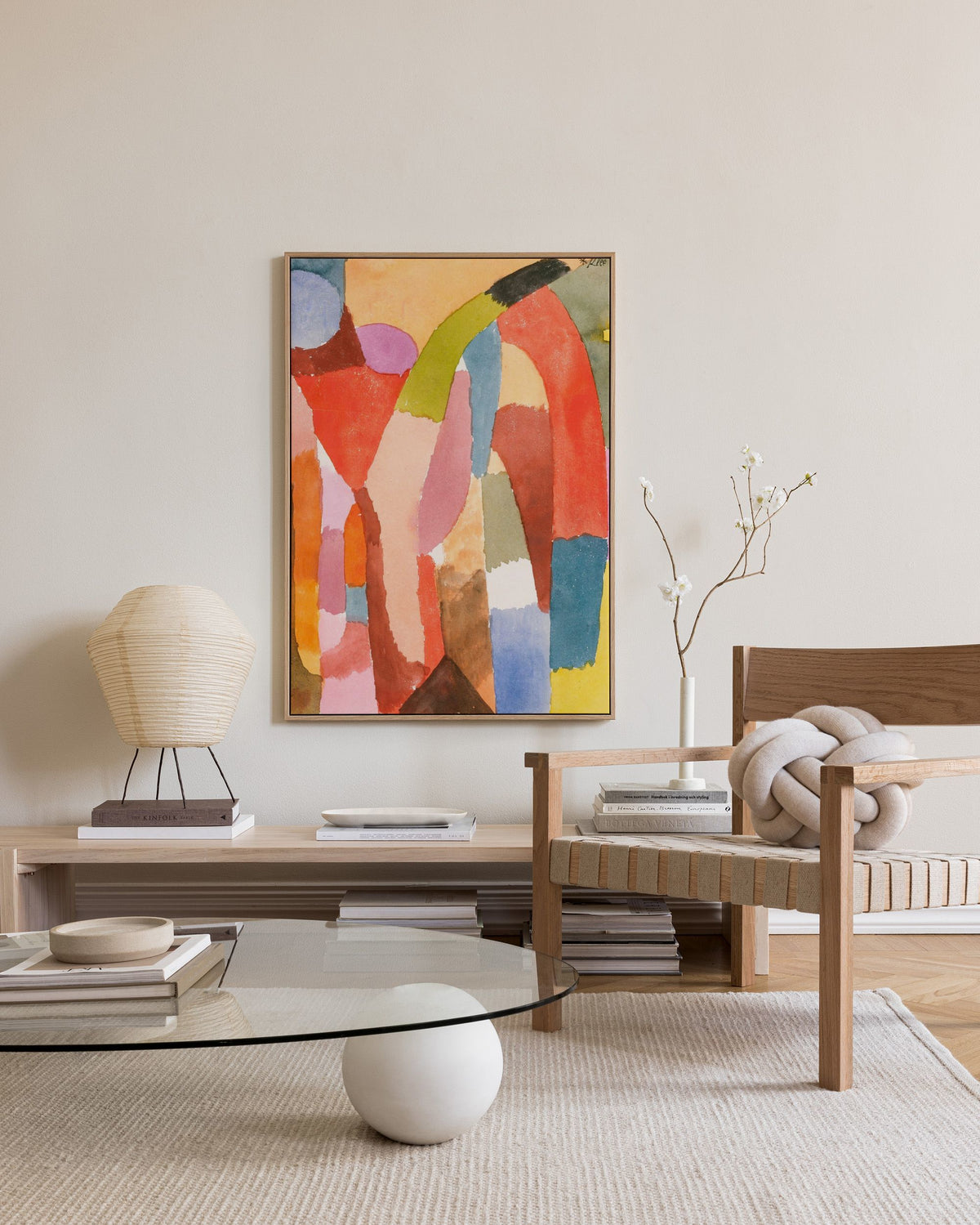 Paul Klee - Movement of Vaulted Chambers Canvas print
