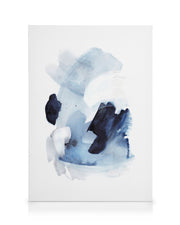 Watercolor Blues No1 Canvas print