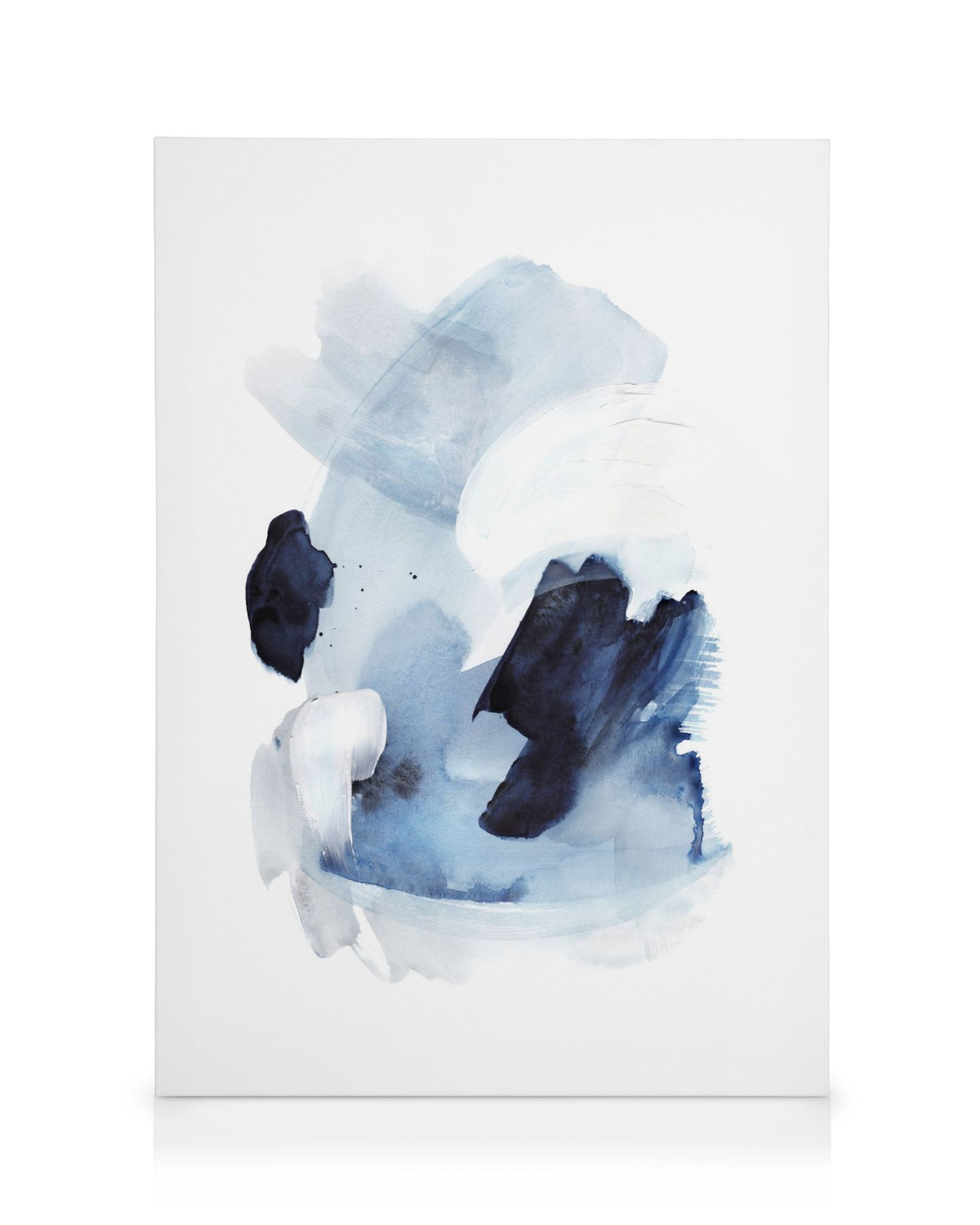 Watercolor Blues No1 Canvas print