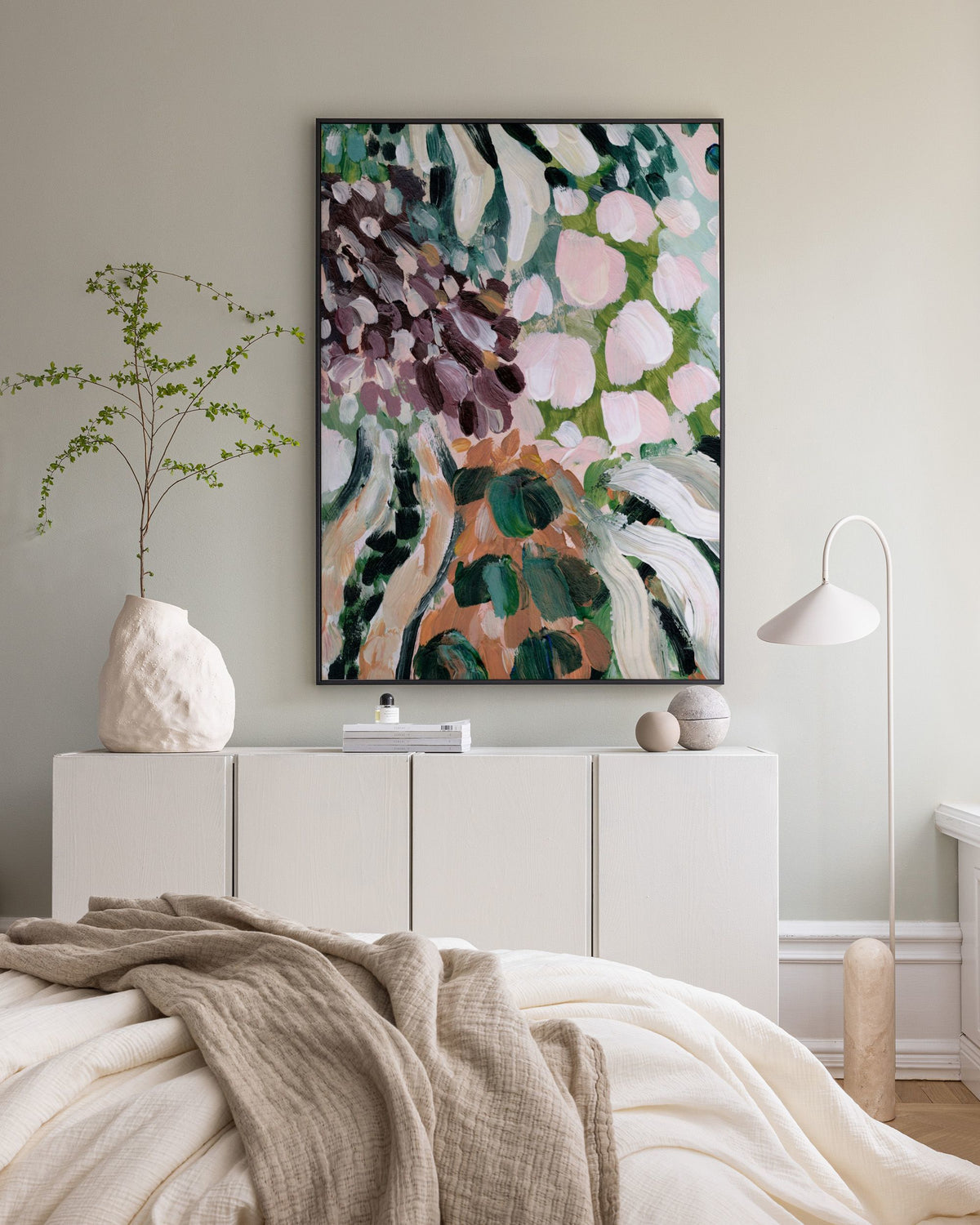 Acrylic Garden No2 Canvas print