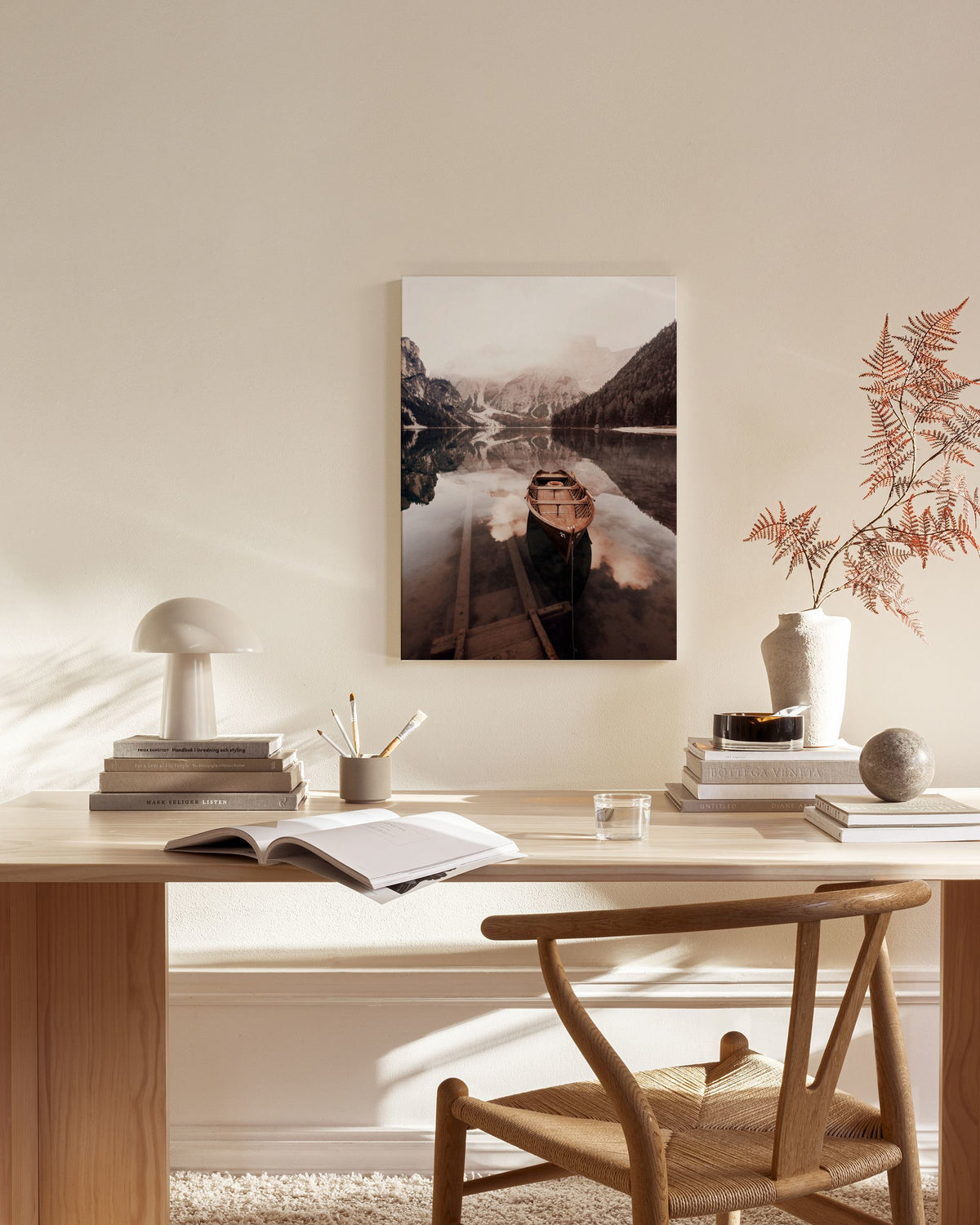 Calming Lake Canvas print