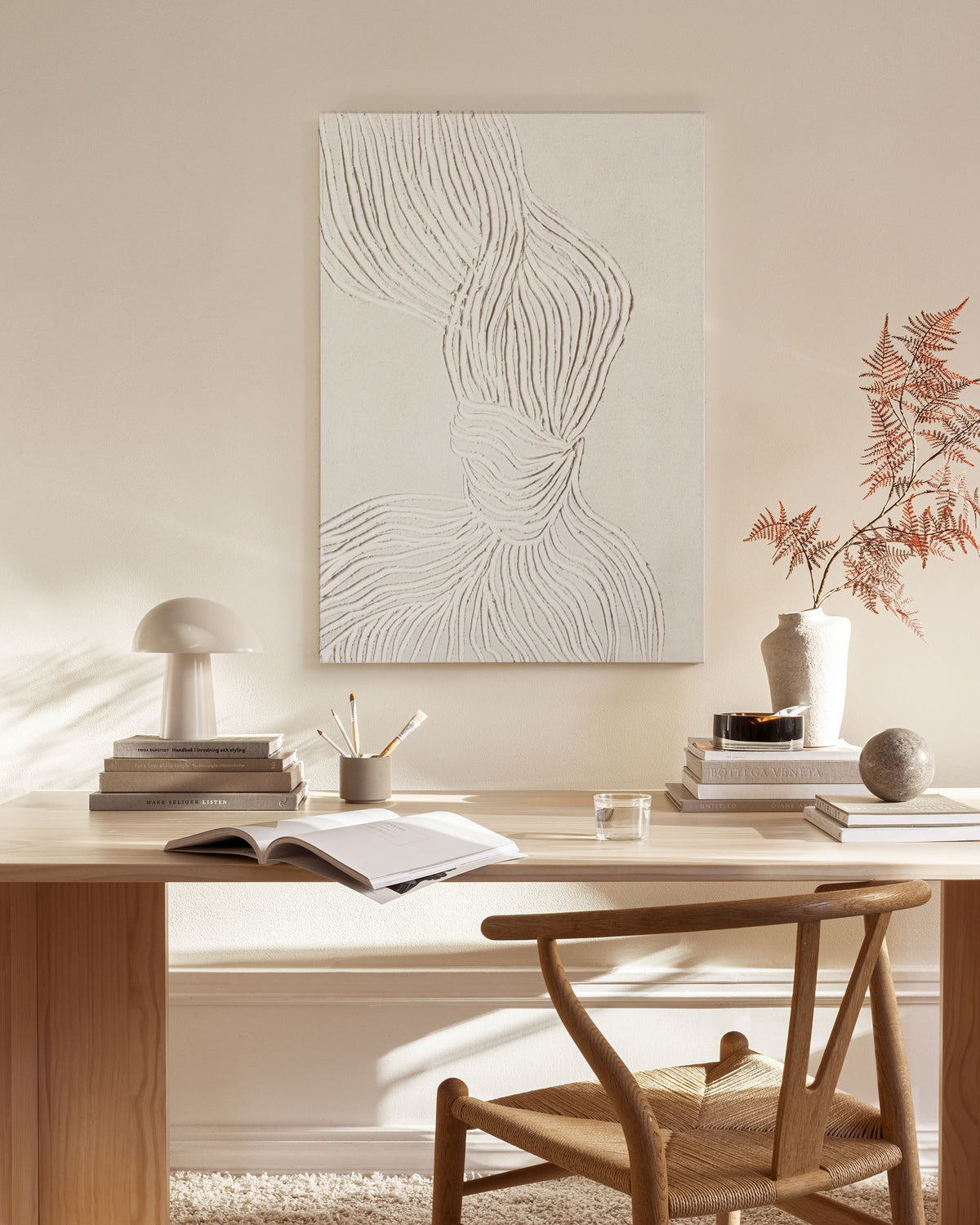 Knot Texture Canvas print