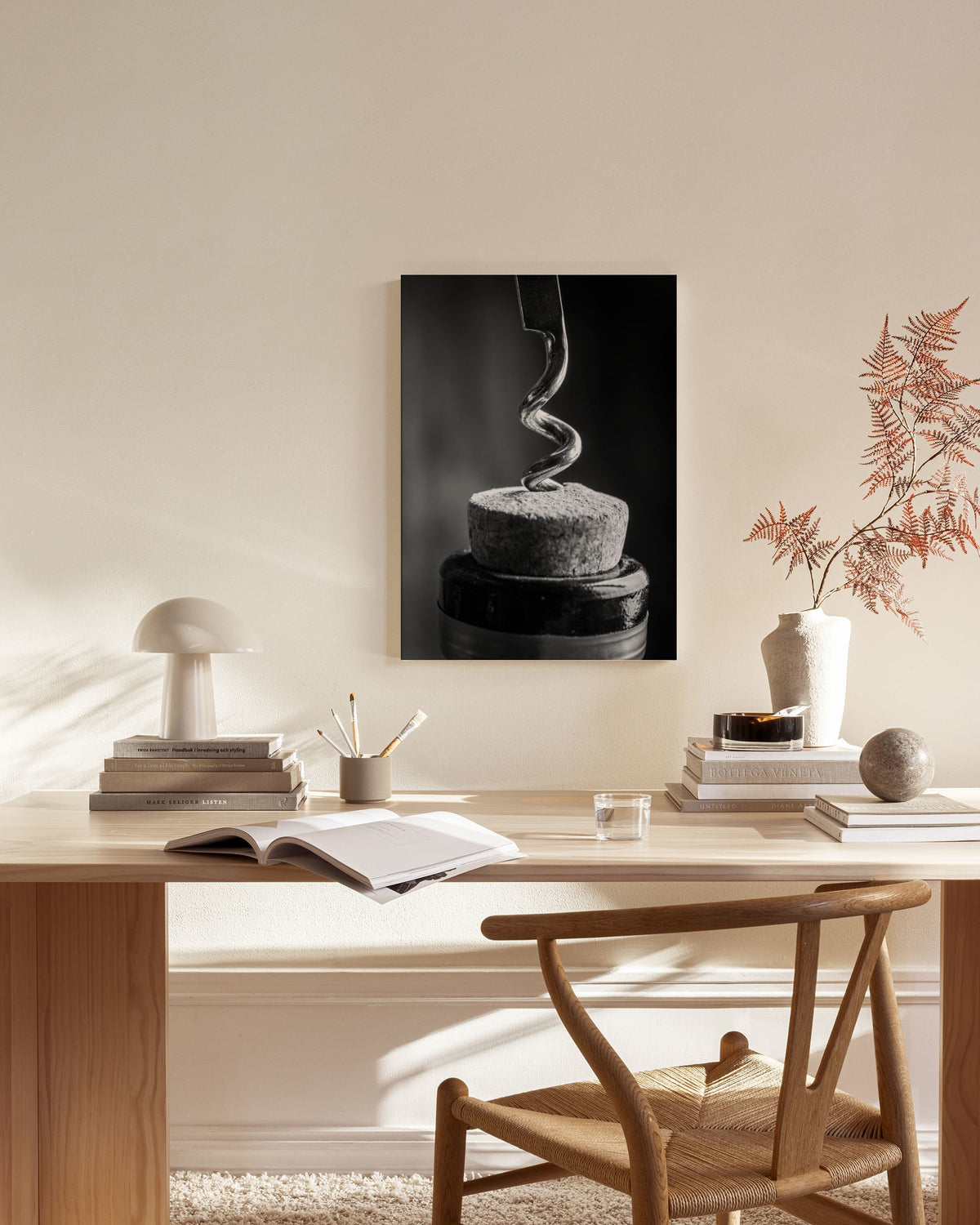 Corkscrew Canvas print