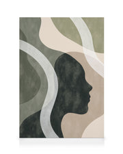 Shapes of a Face No1 Canvas print