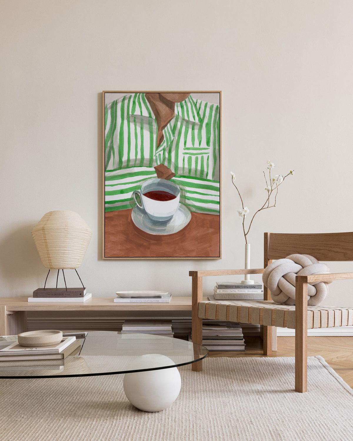Laura Page - Coffee Morning Canvas print