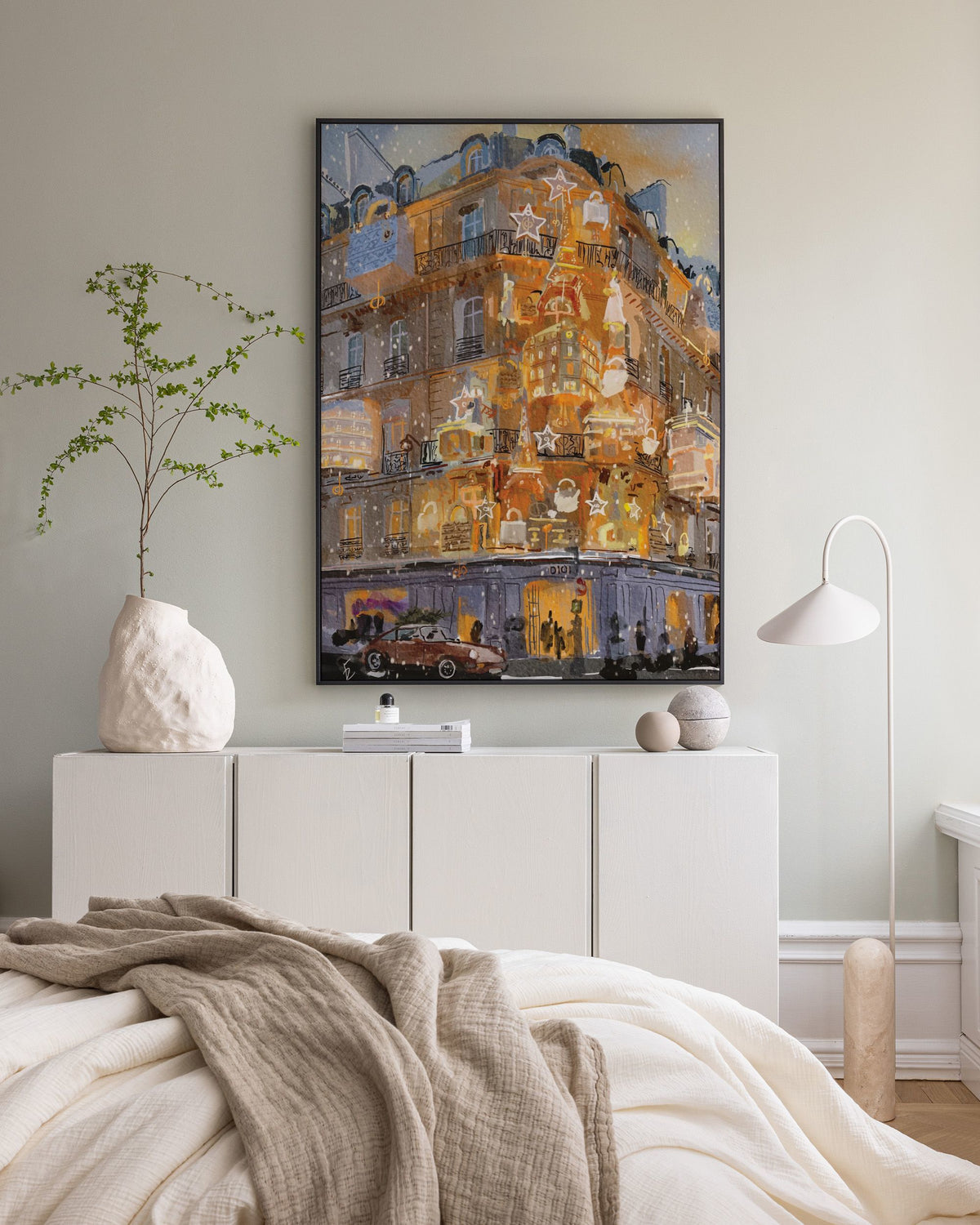 Ekaterina Zagorska - Dior Christmas Canvas print