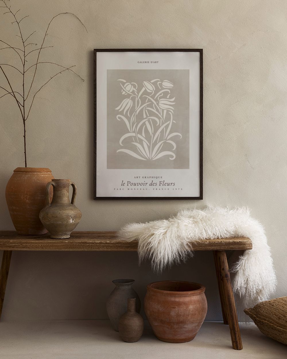 Le Pouvoir des Fleurs No2 Print