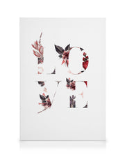 Floral Love Canvas print