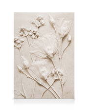 Relief Flowers No2 Canvas print