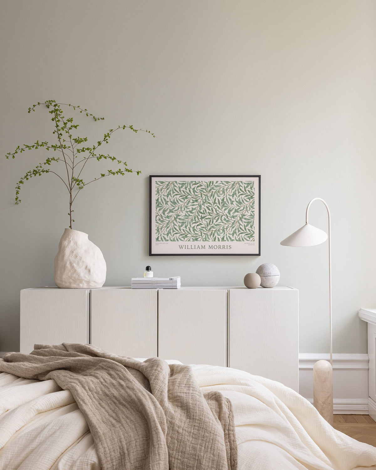 William Morris - Willow Bough Landscape Canvas print
