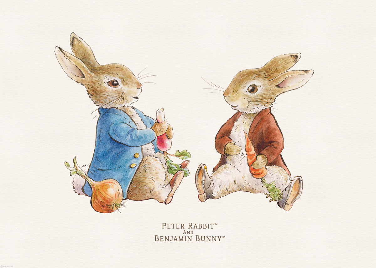 Peter Rabbit and Benjamin Bunny Print
