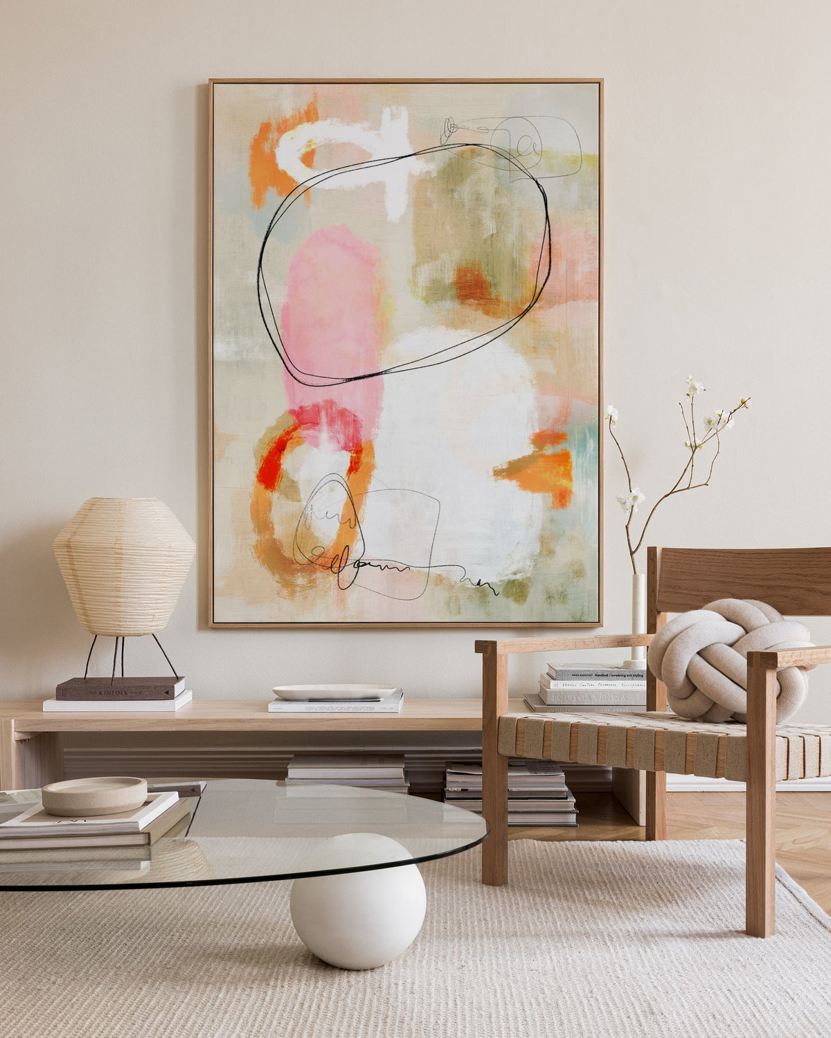 Pastel Abstract No2 Canvas print