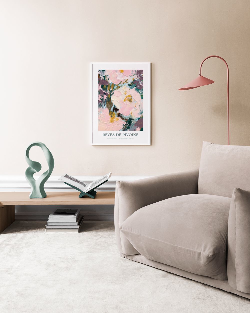 Rêves de Pivoine Print