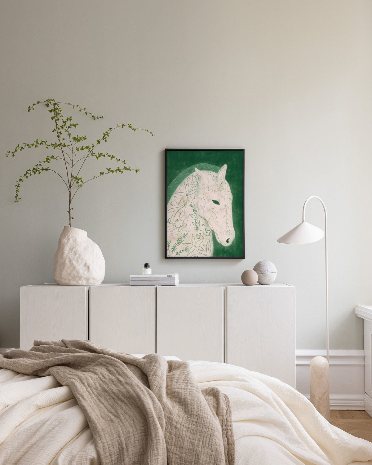 Lucrecia Rey Caro - Earth Horse Canvas print