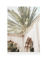 Palm Curves Canvas print