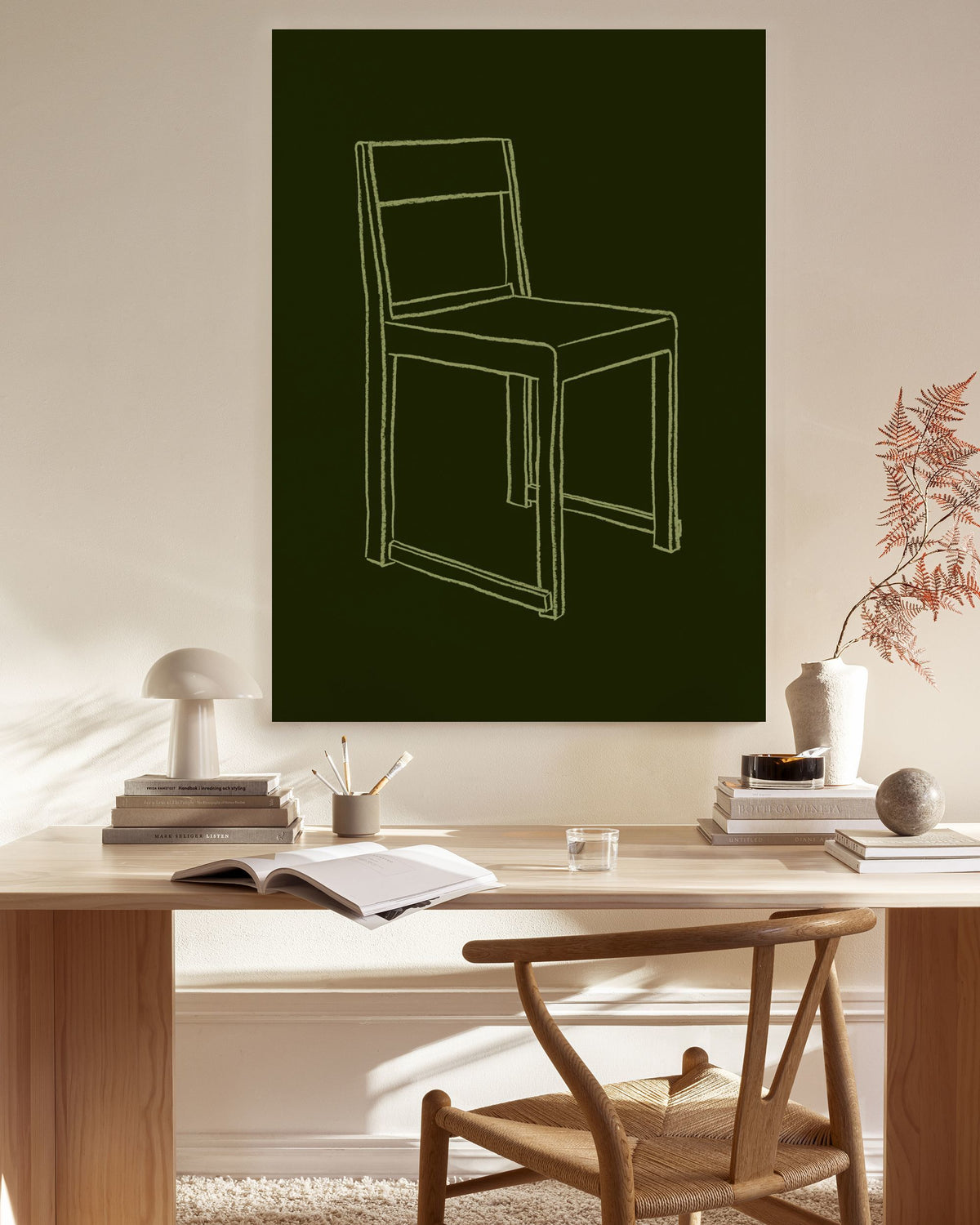 Chair Illustration Canvas print