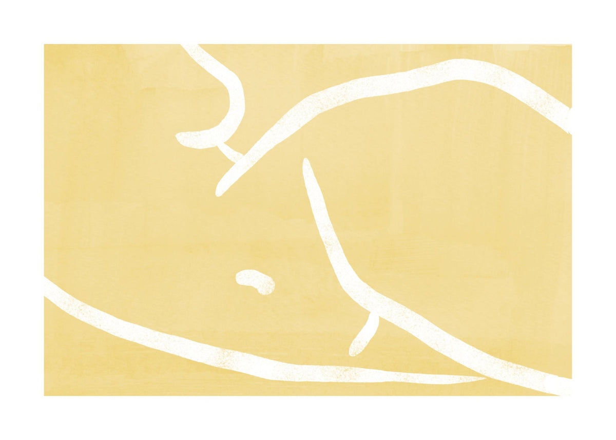 Yellow Body Pose Print