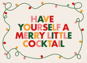 Merry Little Cocktail Print